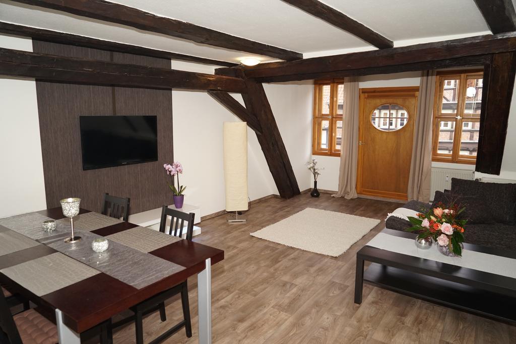 Apartmán Kaufmannshaus Anno 1613 Quedlinburg Pokoj fotografie