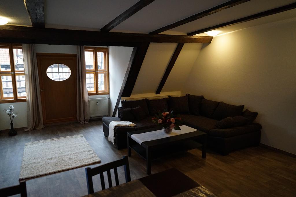 Apartmán Kaufmannshaus Anno 1613 Quedlinburg Pokoj fotografie
