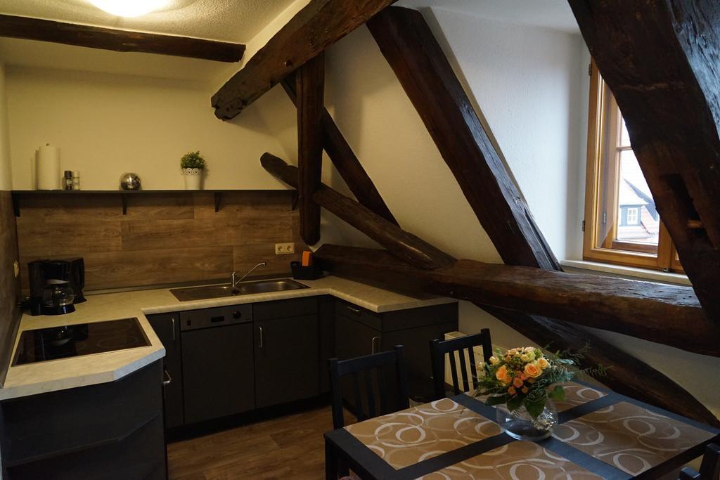 Apartmán Kaufmannshaus Anno 1613 Quedlinburg Pokoj fotografie