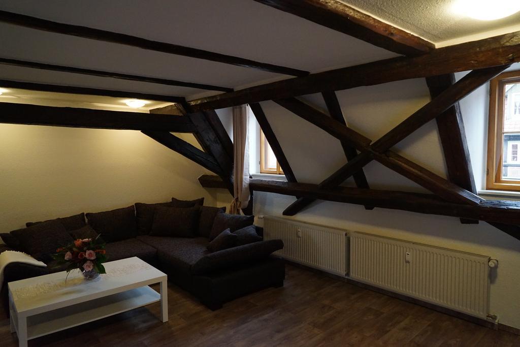 Apartmán Kaufmannshaus Anno 1613 Quedlinburg Pokoj fotografie